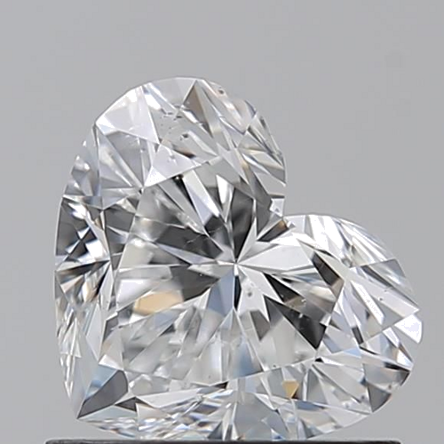 0.9 carat E-SI1 Natūralus Heart Deimantas (1)