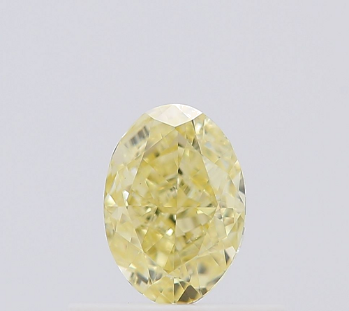0.5 carat Fancy Yellow-SI1 Natūralus Oval Deimantas (1)