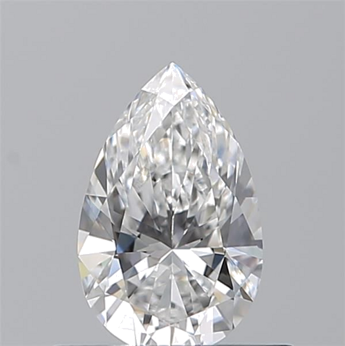 0.52 carat F-VVS2 Natūralus Pear Deimantas (1)