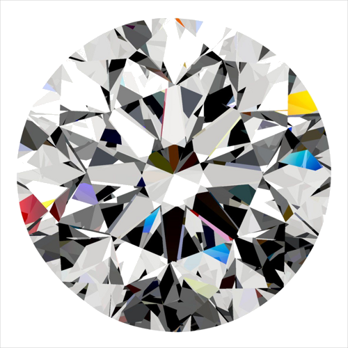 0.3 carat D-VS1 GD cut Natūralus Round Deimantas (1)