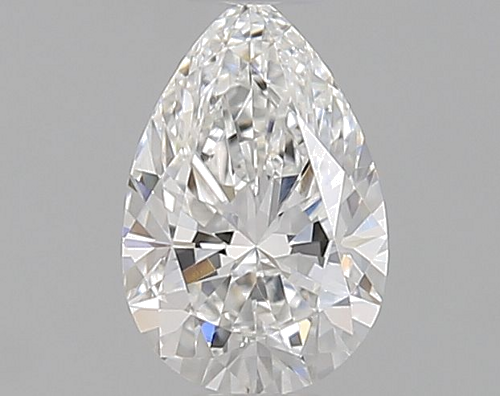 0.3 carat F-VVS1 Natūralus Pear Deimantas (1)
