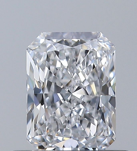 0.5 carat D-VVS1 Natūralus Radiant Deimantas (1)