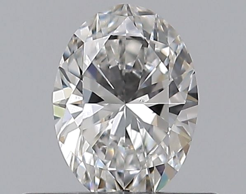 0.38 carat E-VS1 Natūralus Oval Deimantas (1)
