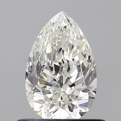 0.65 carat H-VS2 Natūralus Pear Deimantas (1)