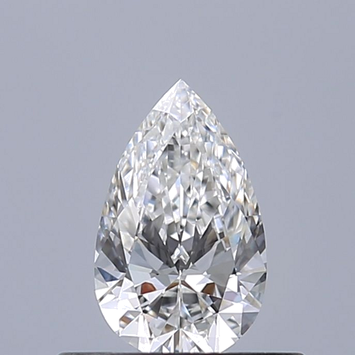 0.37 carat F-VVS2 Natūralus Pear Deimantas (1)