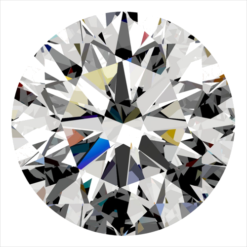 0.36 carat D-VS1 Excellent cut Natūralus Round Deimantas (1)