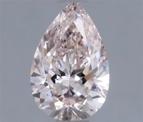 0.35 carat Light Pink-VS2 Natūralus Pear Deimantas (1)