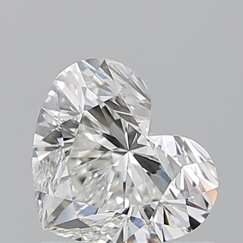 1.01 carat G-VVS2 Natūralus Heart Deimantas (1)