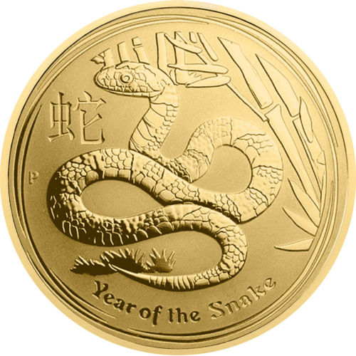 1/20 oz Year of the Snake 2013 Australia Gold Coin (1)