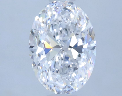 0.72 carat D-VVS2 Natūralus Oval Deimantas (1)