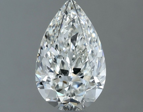 1.0 carat H-VS2 Natūralus Pear Deimantas (1)