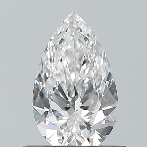 0.5 carat E-SI1 Natūralus Pear Deimantas (1)