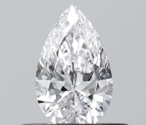 0.35 carat D-VVS2 Natūralus Pear Deimantas (1)