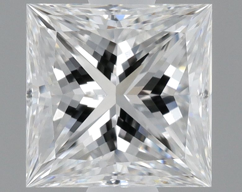 0.5 carat D-VVS1 Natūralus Princess Deimantas (1)