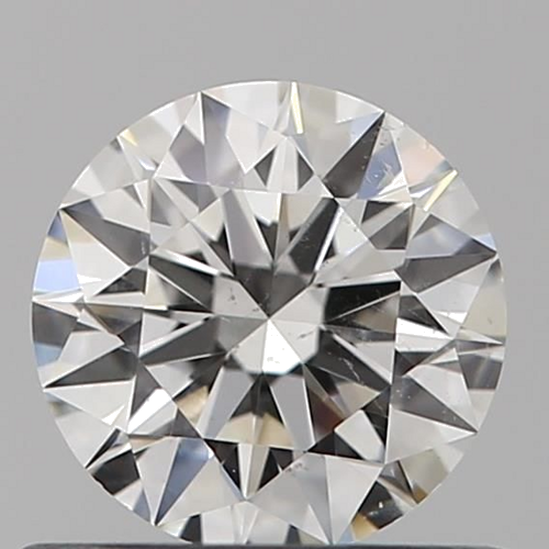 0.53 carat G-SI2 Excellent cut Natūralus Round Deimantas (1)