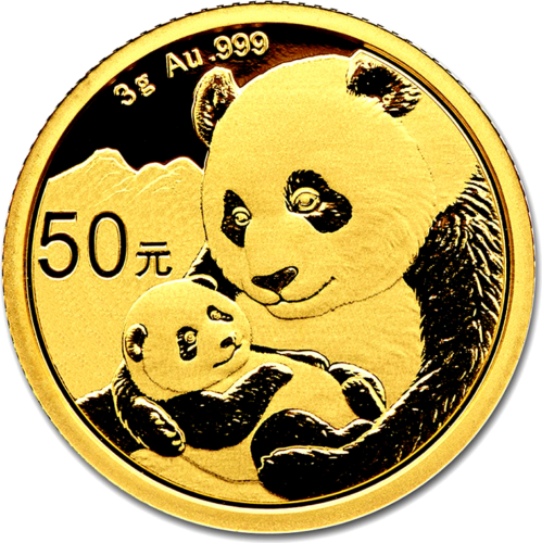3 г Панда 2019 Китай 50 юаней золотая монета (1)