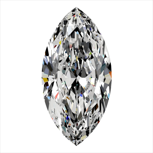 0.3 carat F-IF Natūralus Marquise Deimantas (1)