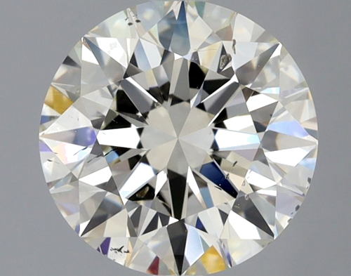 2.08 carat K-SI2 Excellent cut Natūralus Round Deimantas (1)