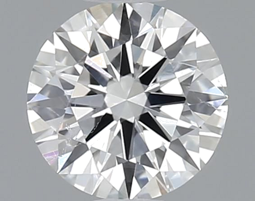 0.38 carat F-SI1 Excellent cut Natūralus Round Deimantas (1)