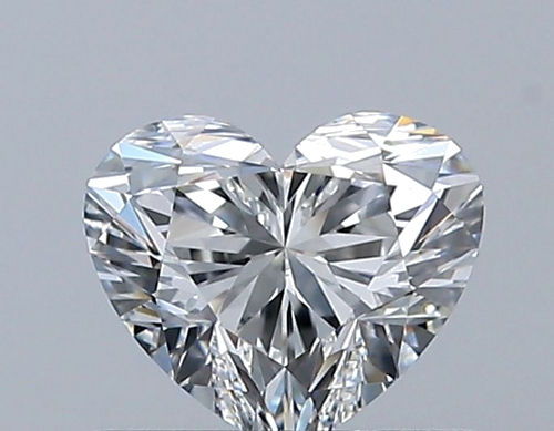 0.54 carat G-VVS2 Natūralus Heart Deimantas (1)