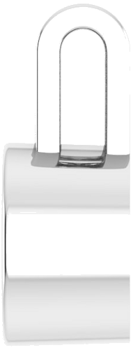 14K White 6 mm Round Pendant Mounting (3)