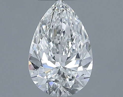 0.6 carat G-VVS2 Natūralus Pear Deimantas (1)