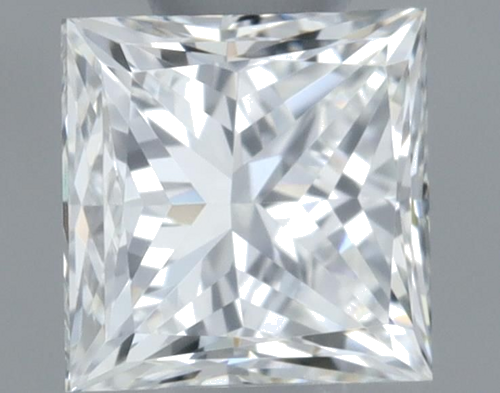 0.37 carat I-VVS2 Natūralus Princess Deimantas (1)