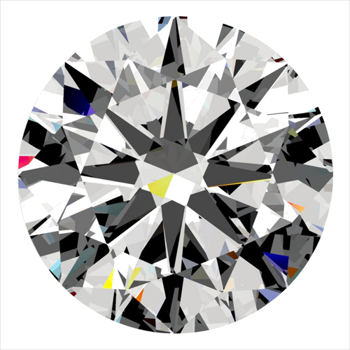 0.4 carat G-VS1 GD cut Natūralus Round Deimantas (1)