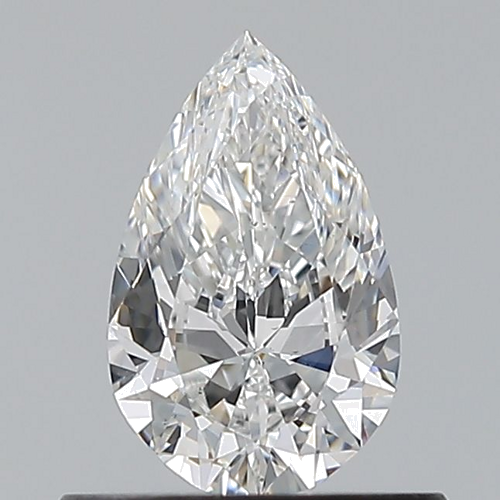 0.5 carat E-VS2 Natūralus Pear Deimantas (1)