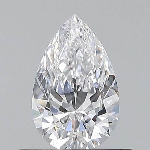 0.5 carat D-VVS1 Natūralus Pear Deimantas (1)