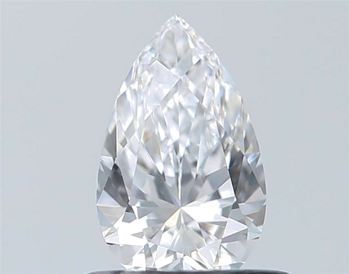 0.51 carat D-IF Natūralus Pear Deimantas (1)