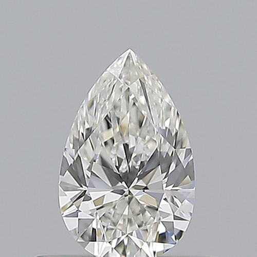 0.52 carat G-VVS2 Natūralus Pear Deimantas (1)