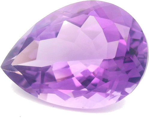 9.98 carat PURPLE Pear Amethyst (1)