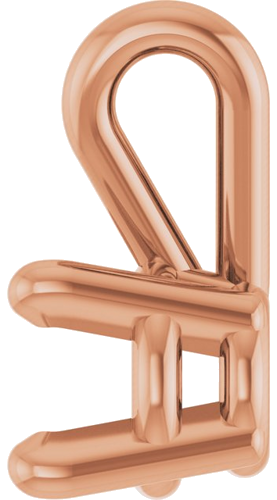 Pakabukas „Round 4-Prong Basket“ 14k rose gold Round 3.5mm (3)