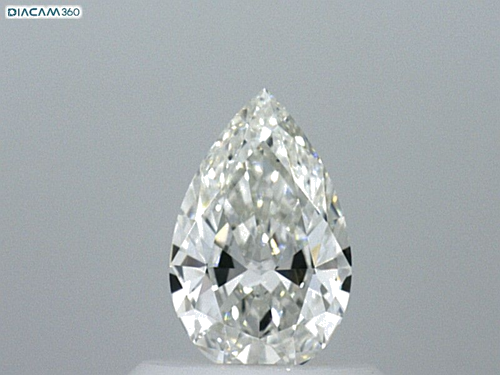 0.52 carat G-IF Natūralus Pear Deimantas (1)