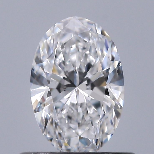 0.5 carat D-SI1 Natūralus Oval Deimantas (1)