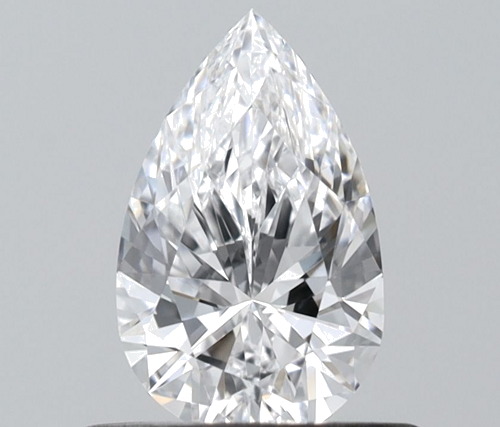 0.5 carat D-VVS2 Natūralus Pear Deimantas (1)