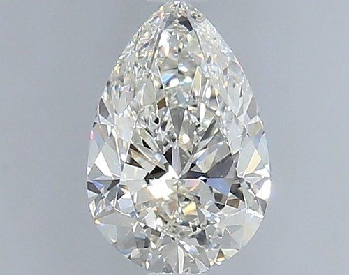 0.9 carat I-VS2 Natūralus Pear Deimantas (1)