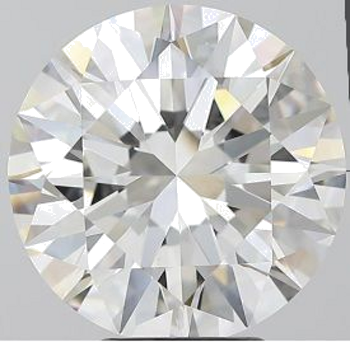 5.07 carat I-VS2 Excellent cut Natūralus Round Deimantas (1)