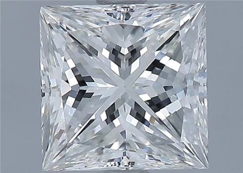 1.68 carat H-VVS1 Natūralus Princess Deimantas (1)