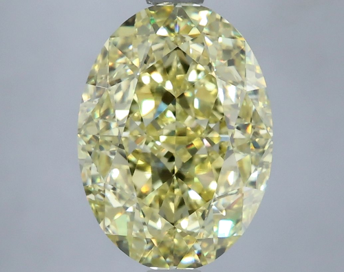 2.81 carat Faint Yellow-VS2 Natūralus Oval Deimantas (1)