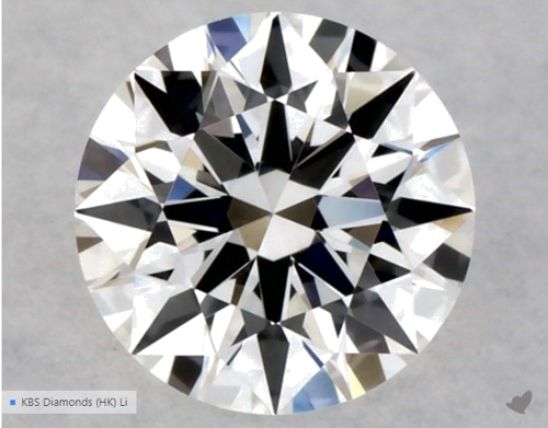 0.3 carat F-VS1 Excellent cut Natūralus Round Deimantas (1)