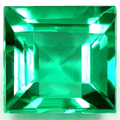 0.48 carat GREEN Square Smaragdas (1)
