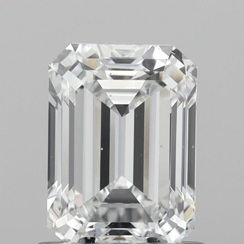 1.0 carat D-SI1 Natūralus Emerald Deimantas (1)