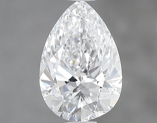 0.7 carat D-VS1 Natūralus Pear Deimantas (1)