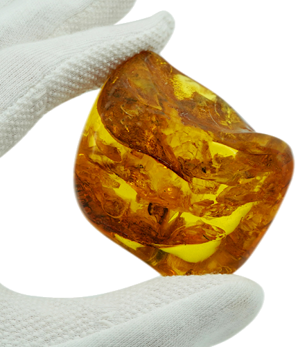 60,05 g Amber Nugget with inclusion (1)