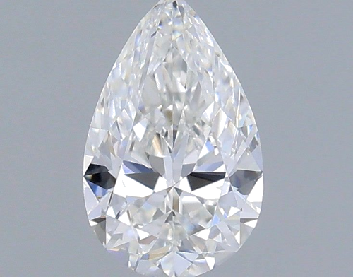 0.5 carat F-SI1 Natūralus Pear Deimantas (1)