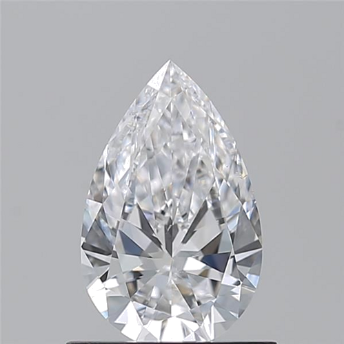 0.7 carat D-VS2 Natūralus Pear Deimantas (1)