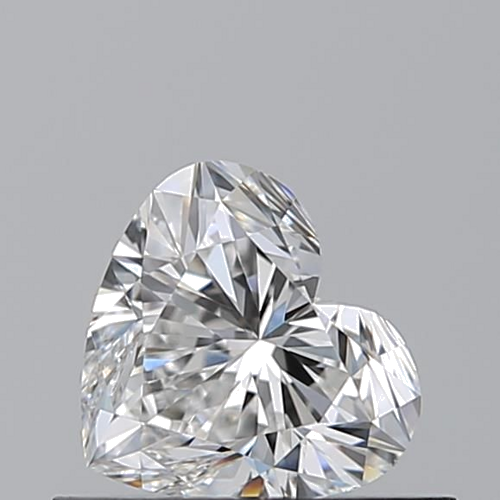 0.5 carat F-VS2 Natūralus Heart Deimantas (1)