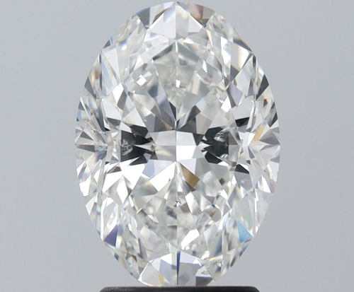 2.5 carat G-SI2 Natūralus Oval Deimantas (1)
